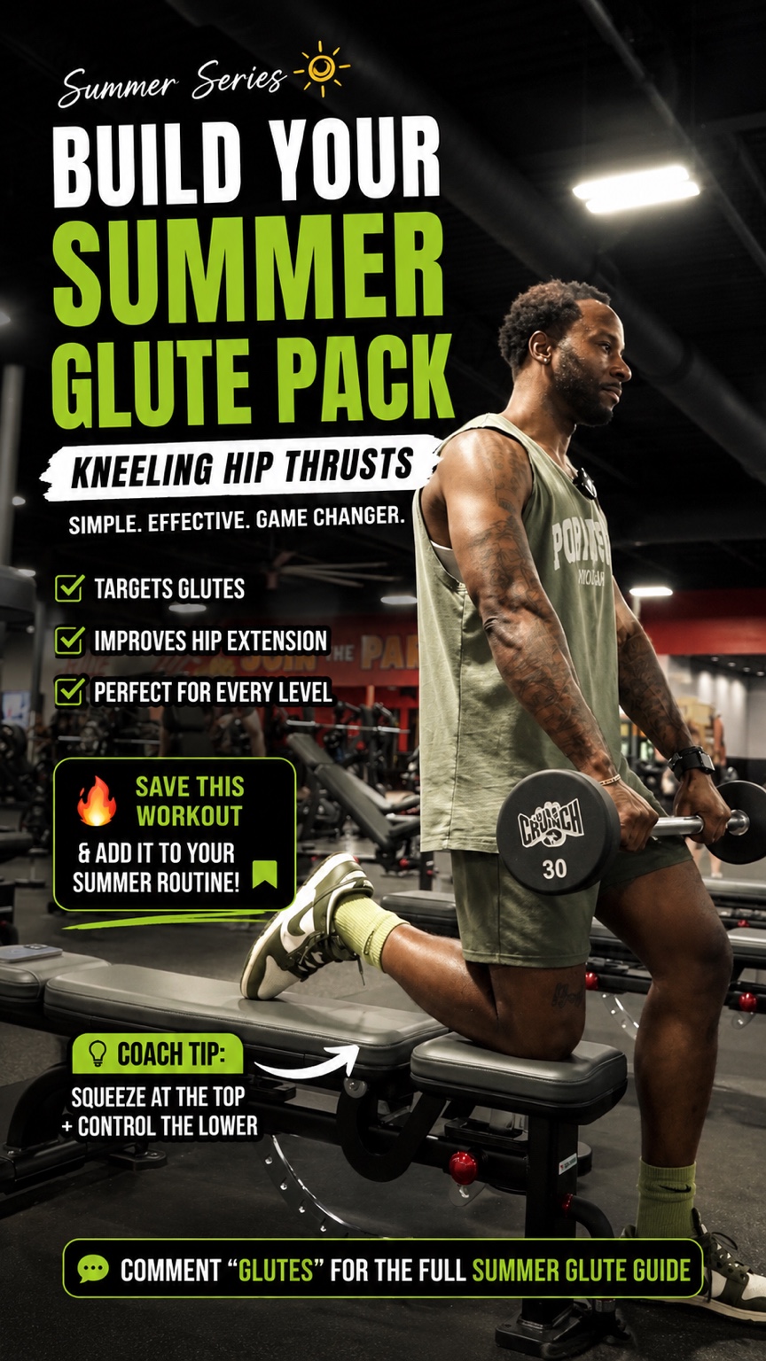Summer Glute Guide promotional flyer
